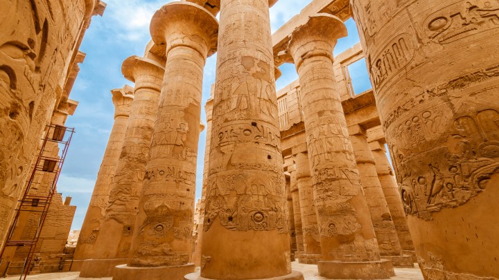 Great,Hypostyle,Hall,And,Clouds,At,The,Temples,Of,Karnak
