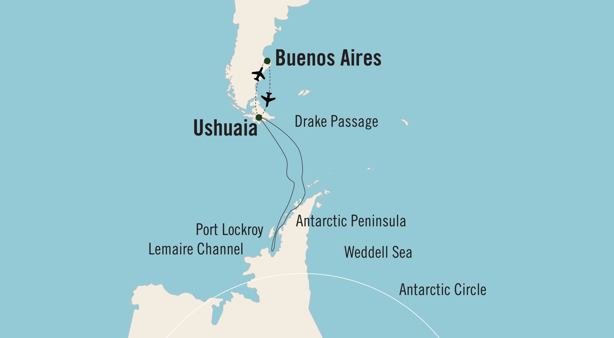 Trip map
