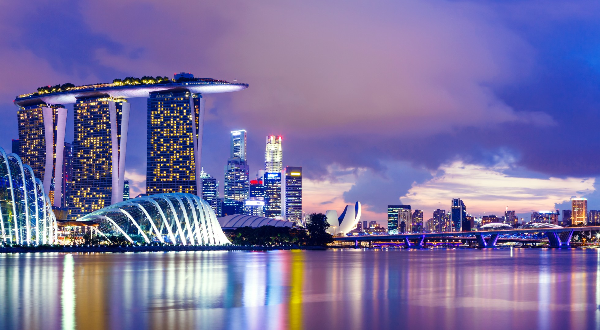 Singapore at night