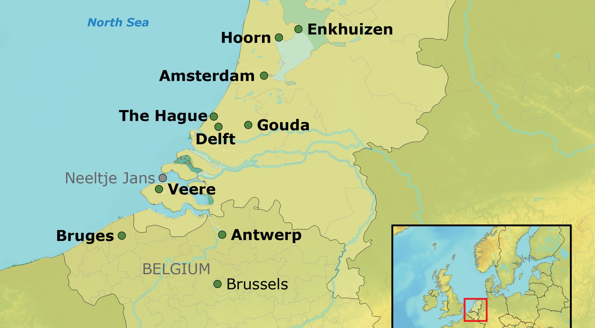 DW map