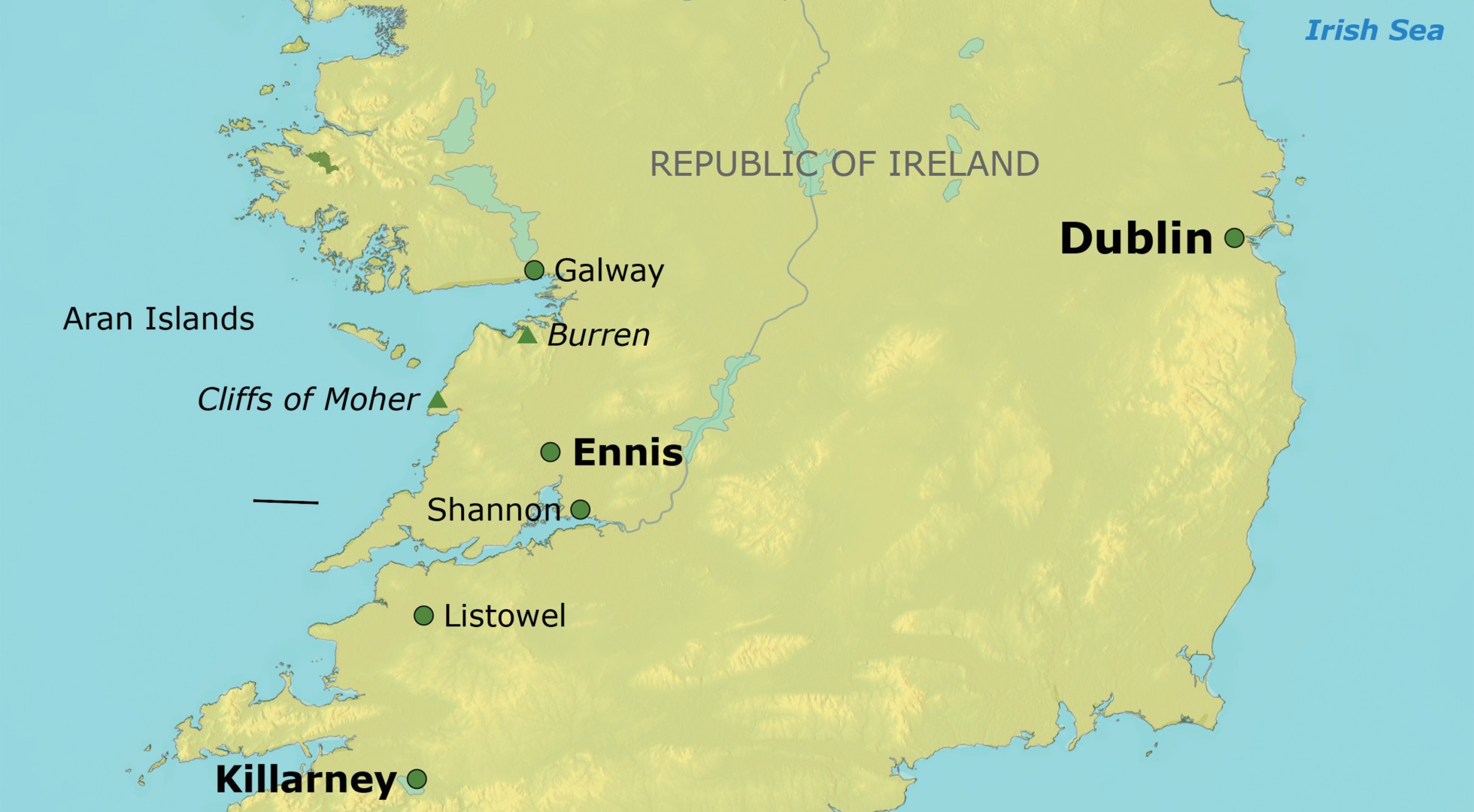 Map of trip