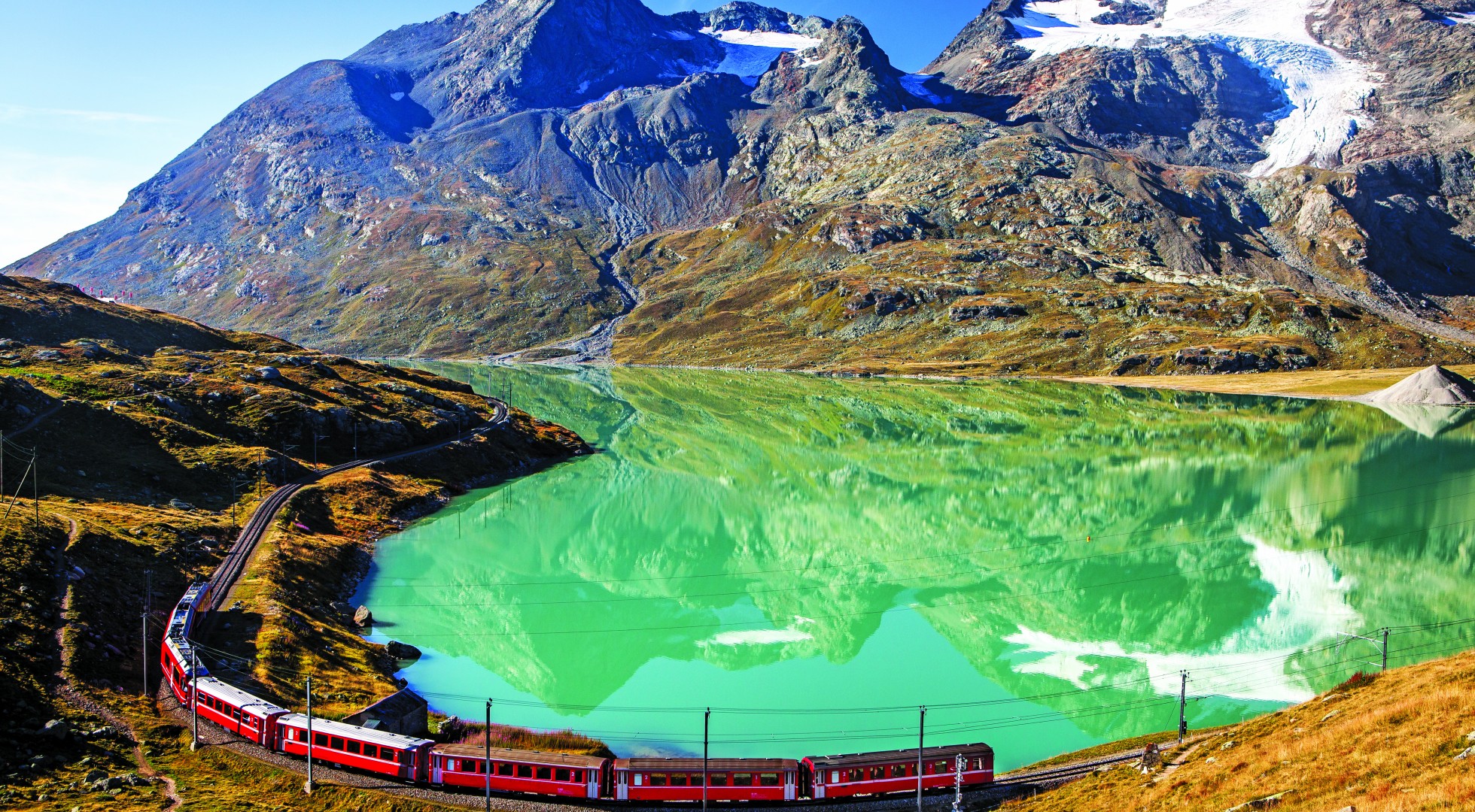 mountains and lake