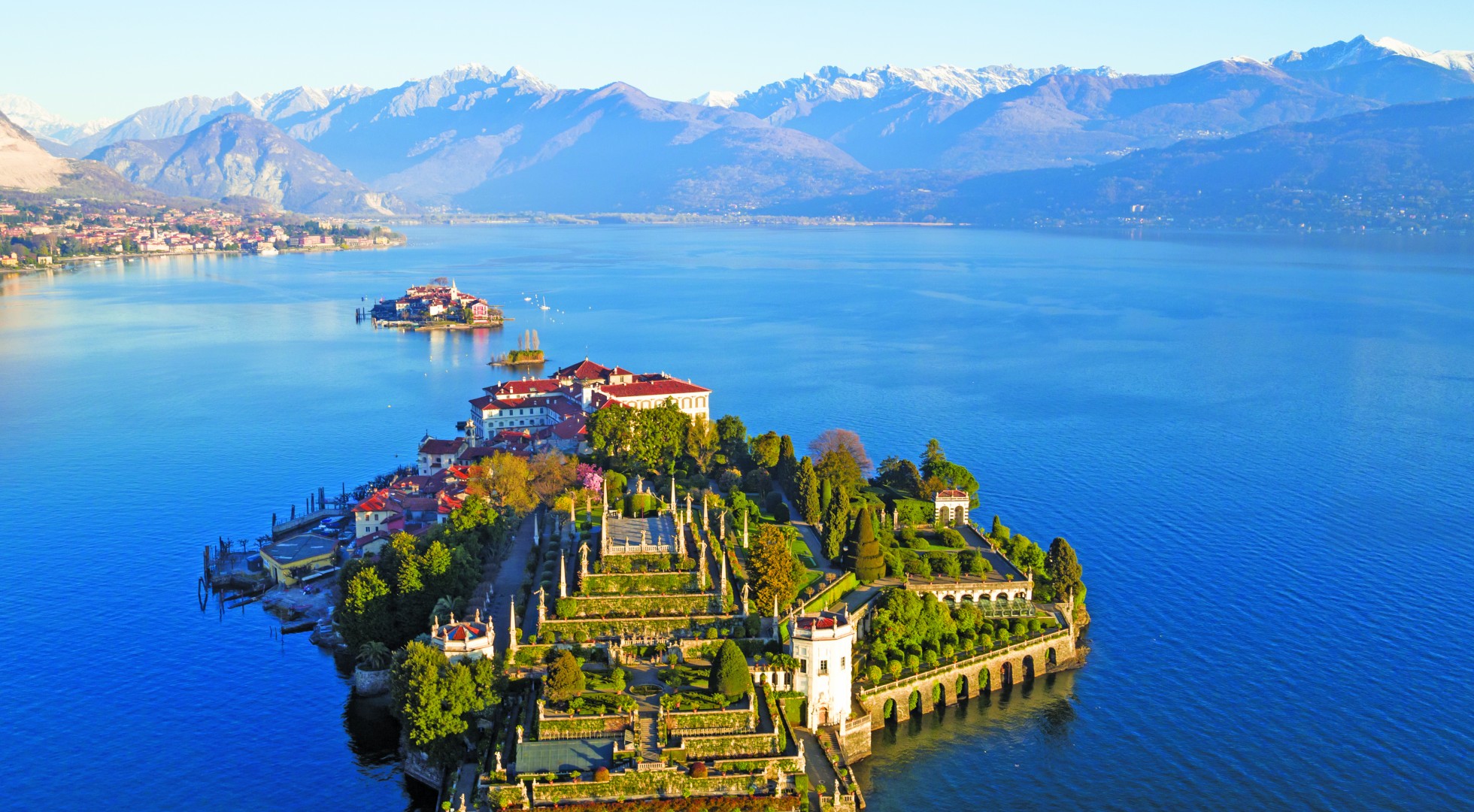 island and lake