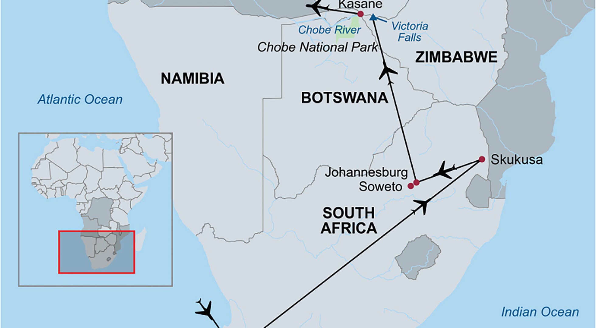 Map South Africa