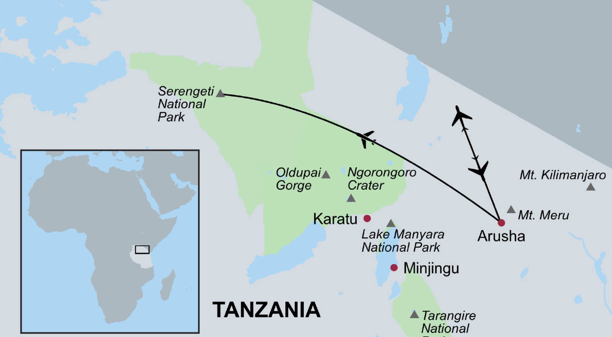 Map Tanzania