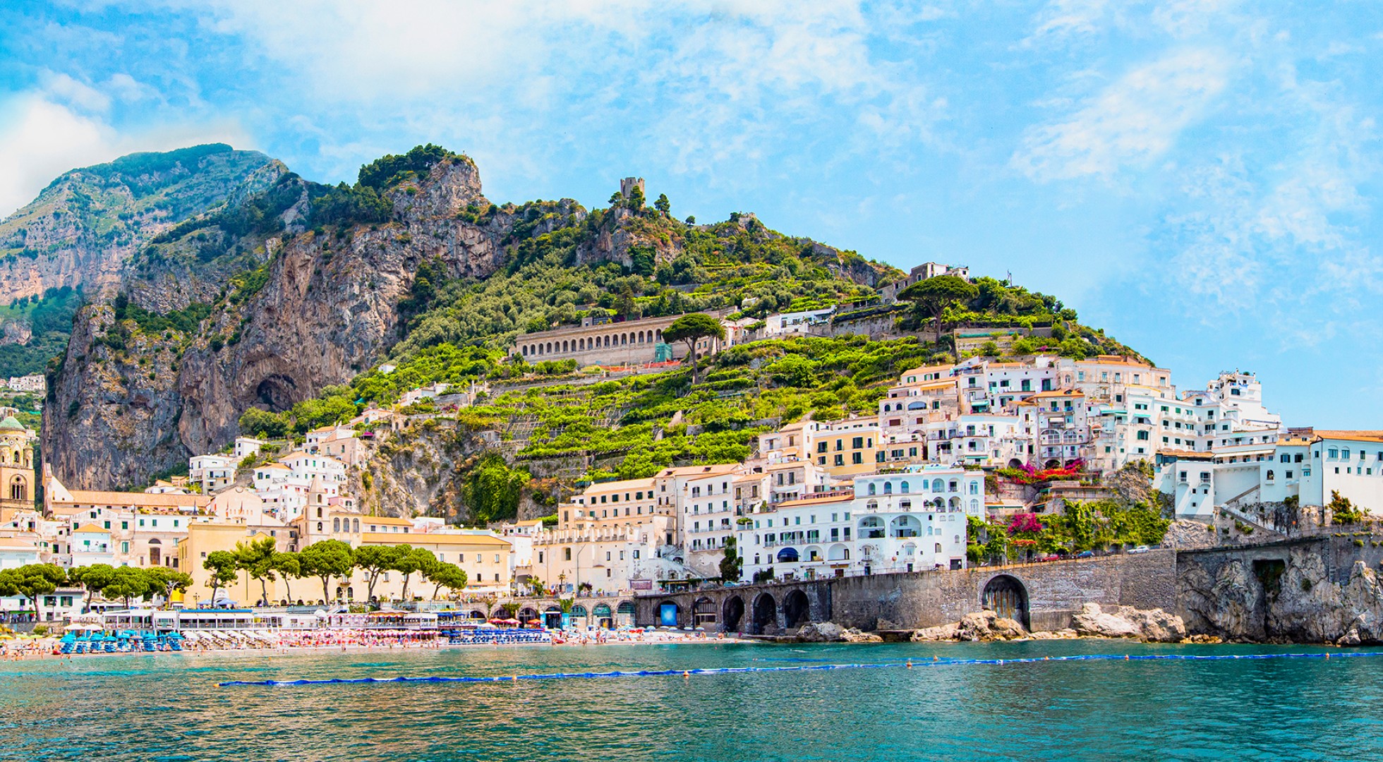 beautiful italian coastline