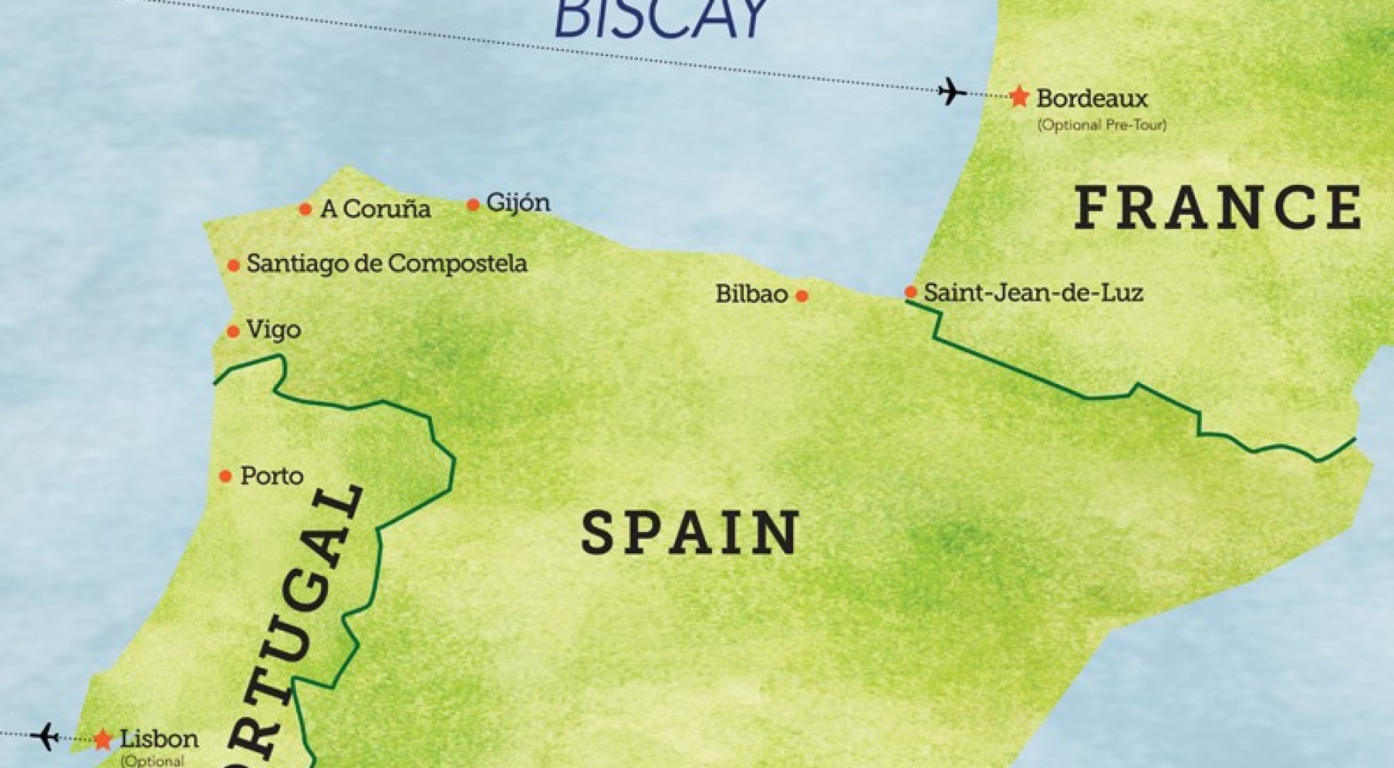 map of trip