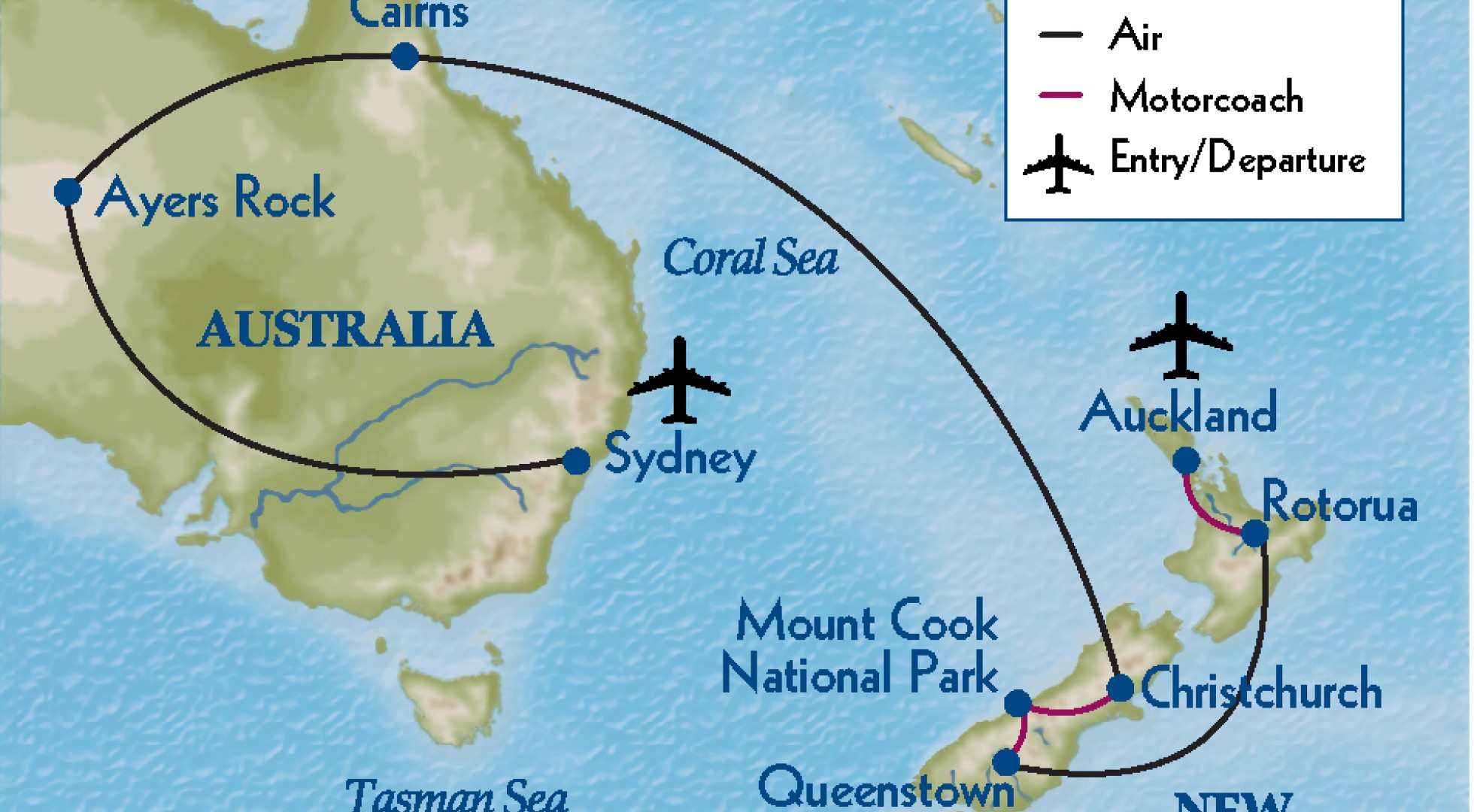 Map ANZ