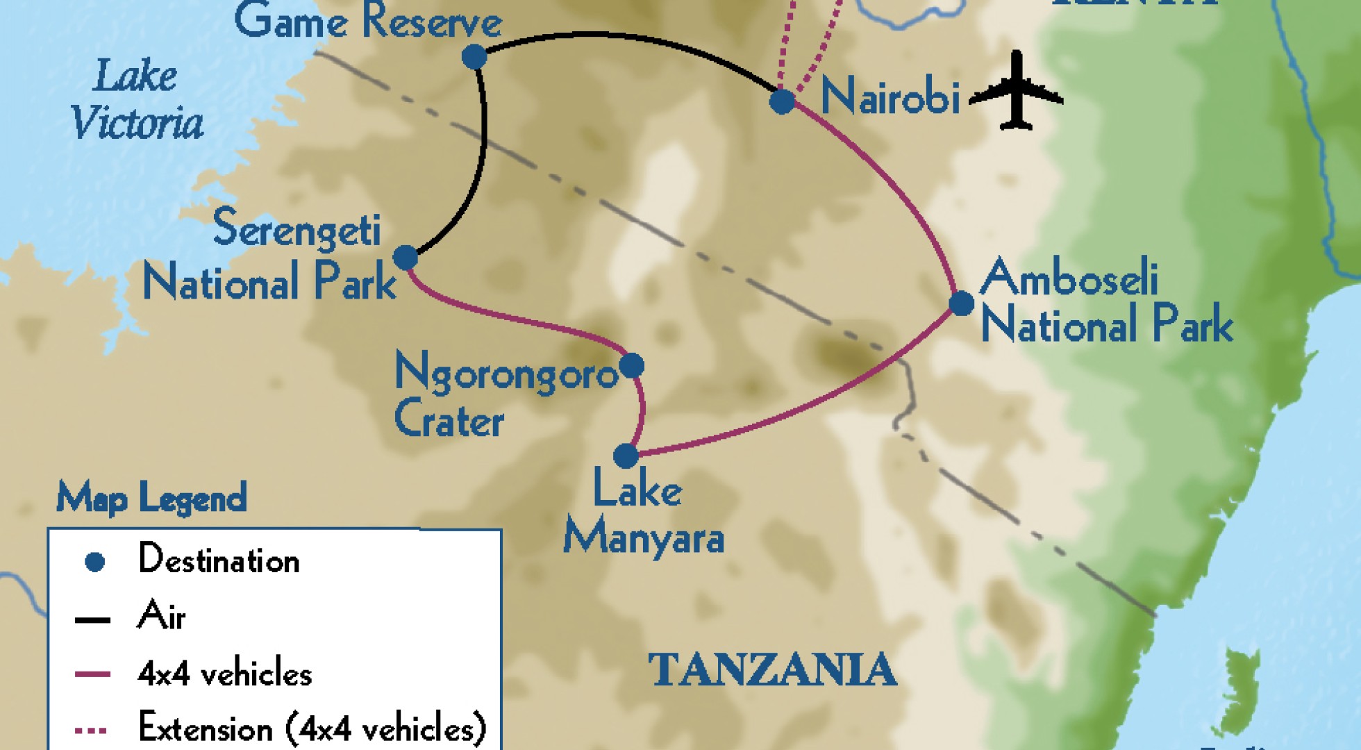 Map Classic Safari