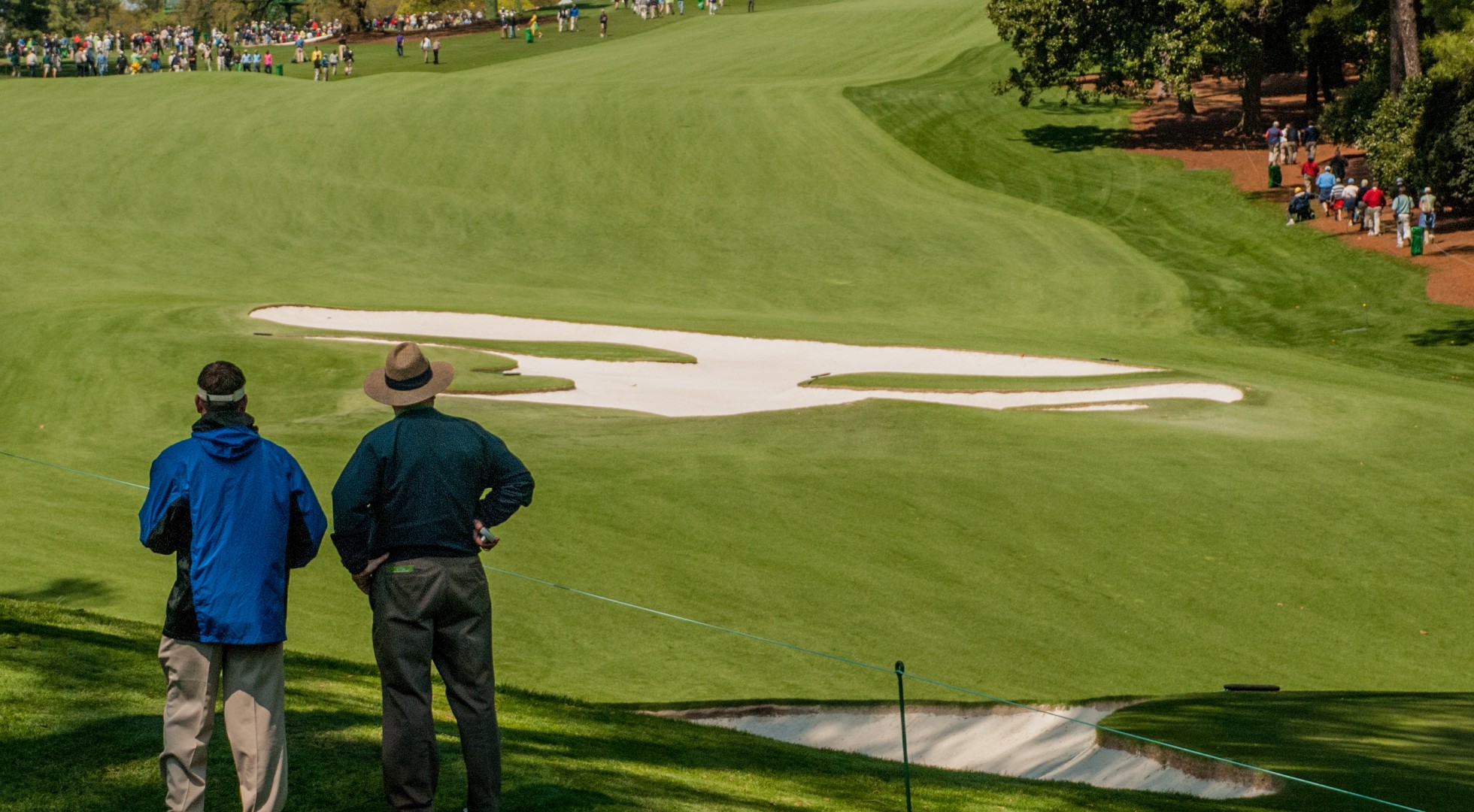 Golfers at Augusta National Golf Club