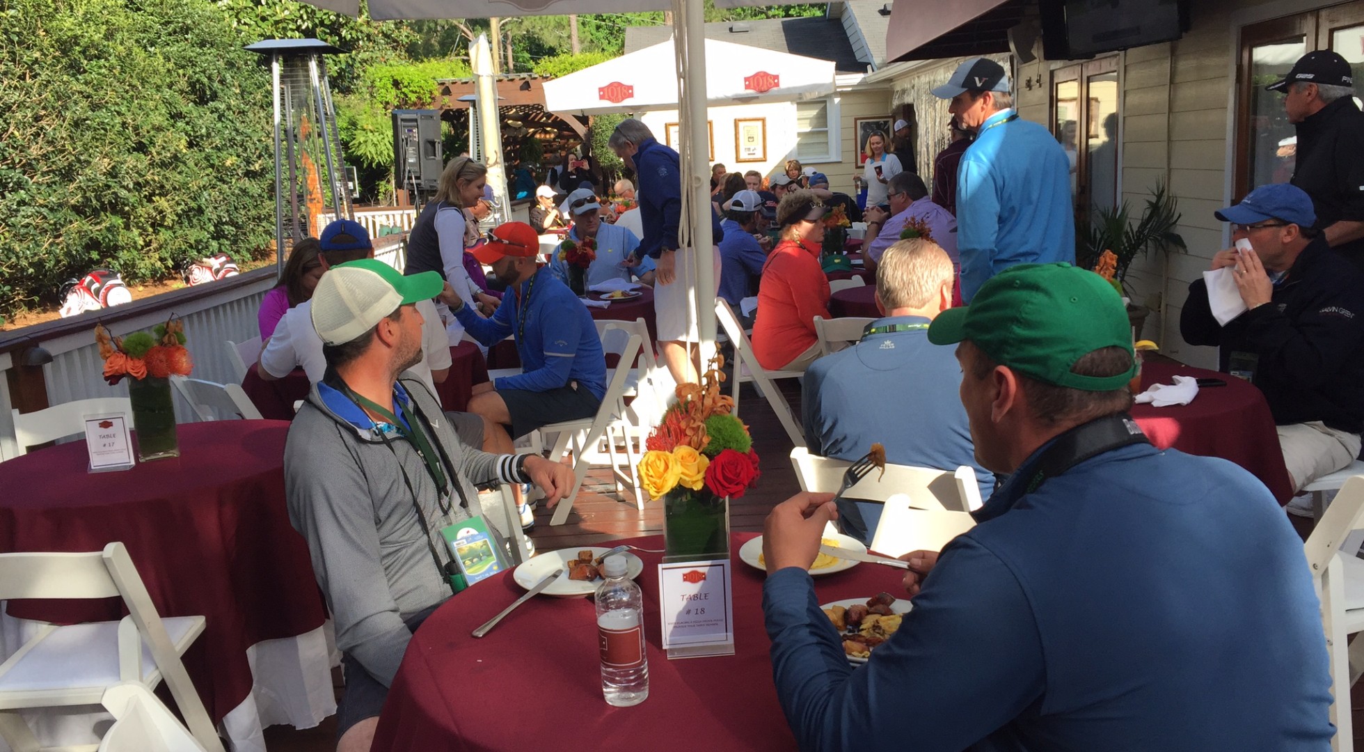Travelers at the Masters