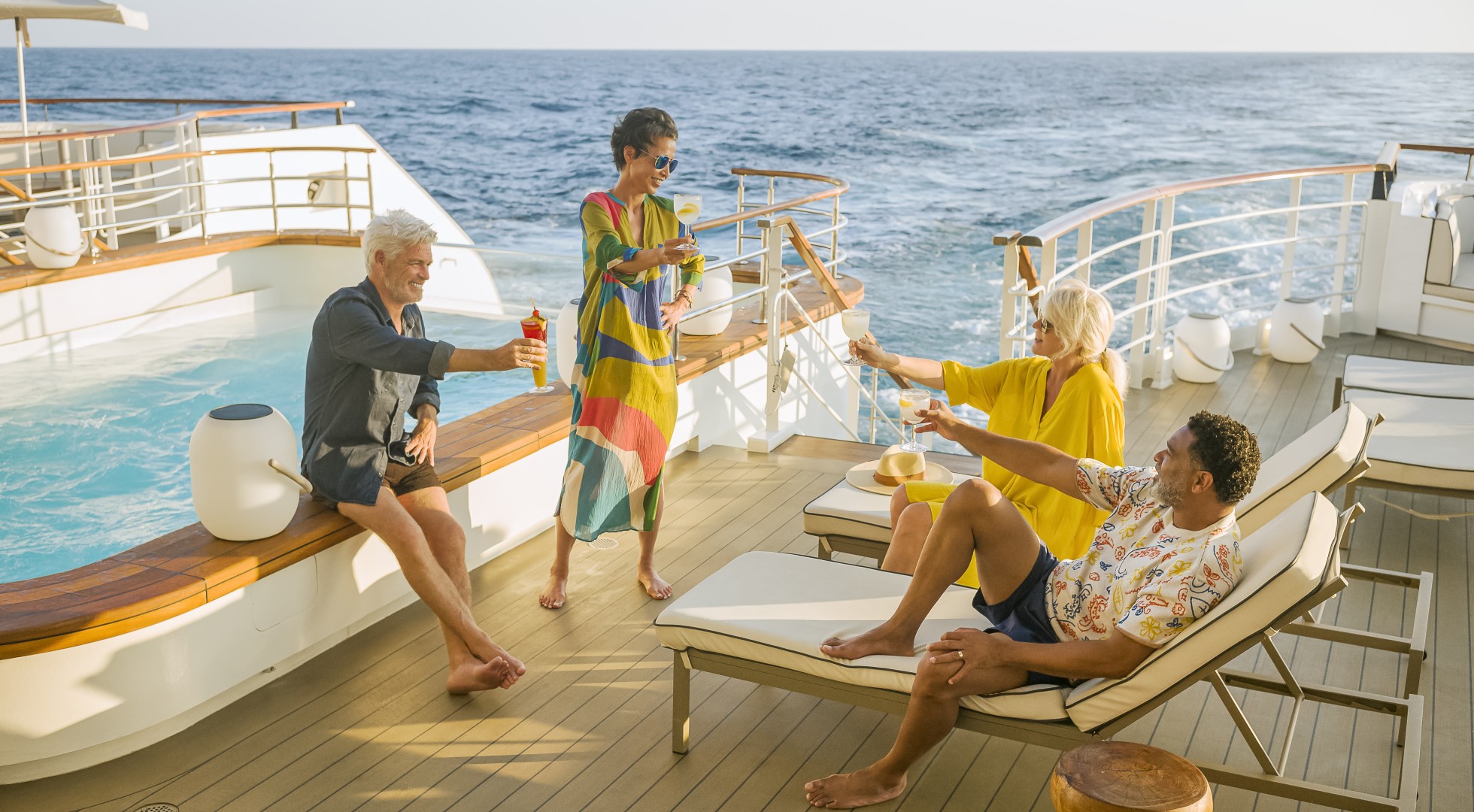 Guests on deck