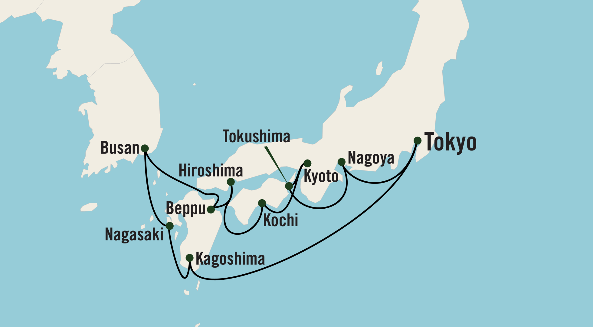 map of japan