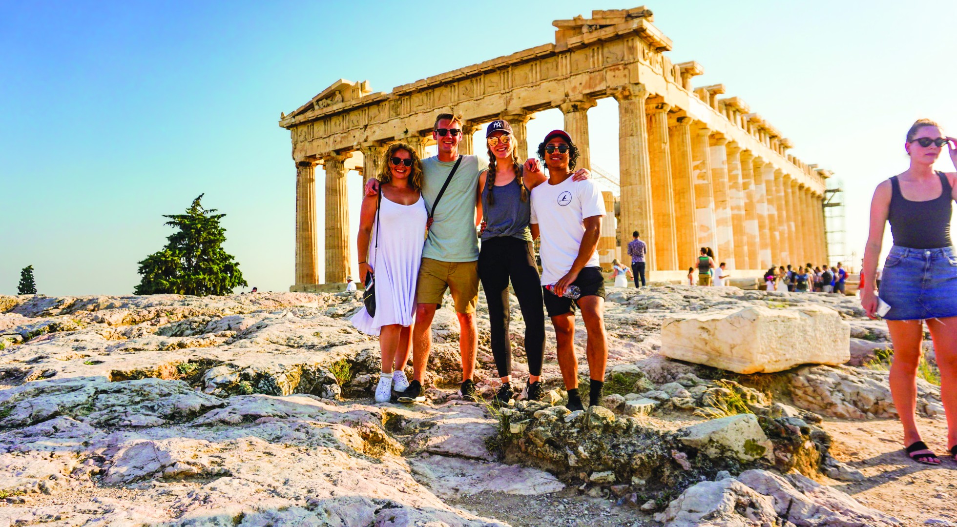 Grads at Parthenon
