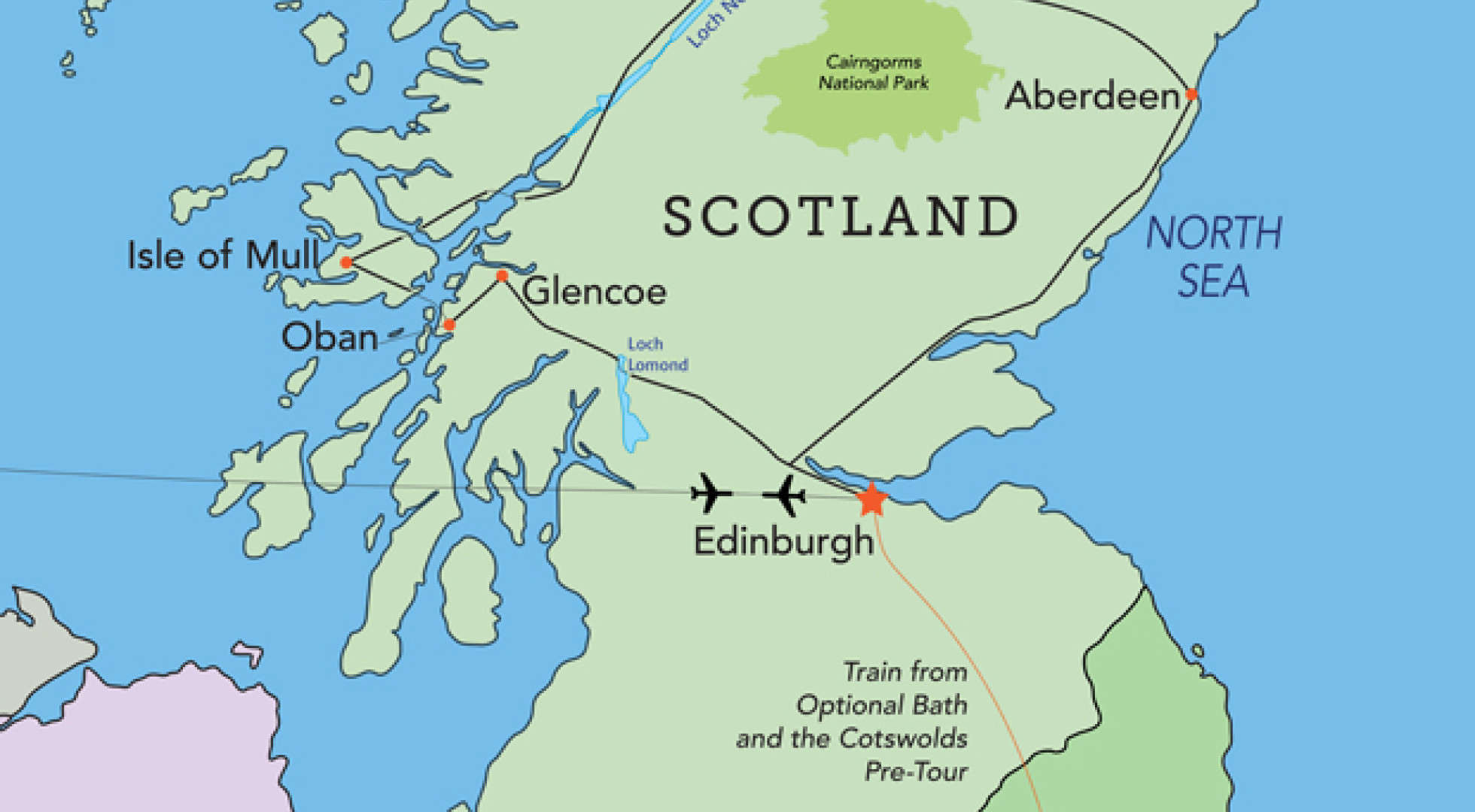 Scotland map