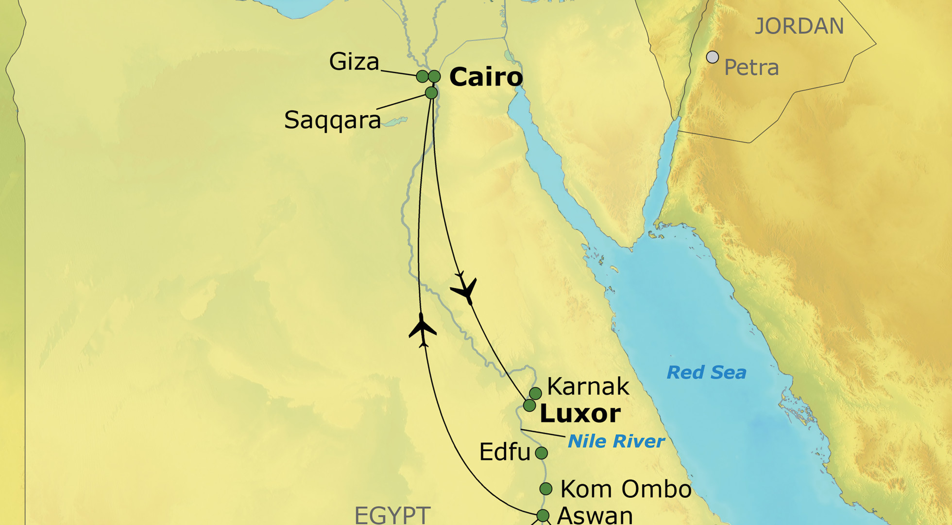 Map Egypt