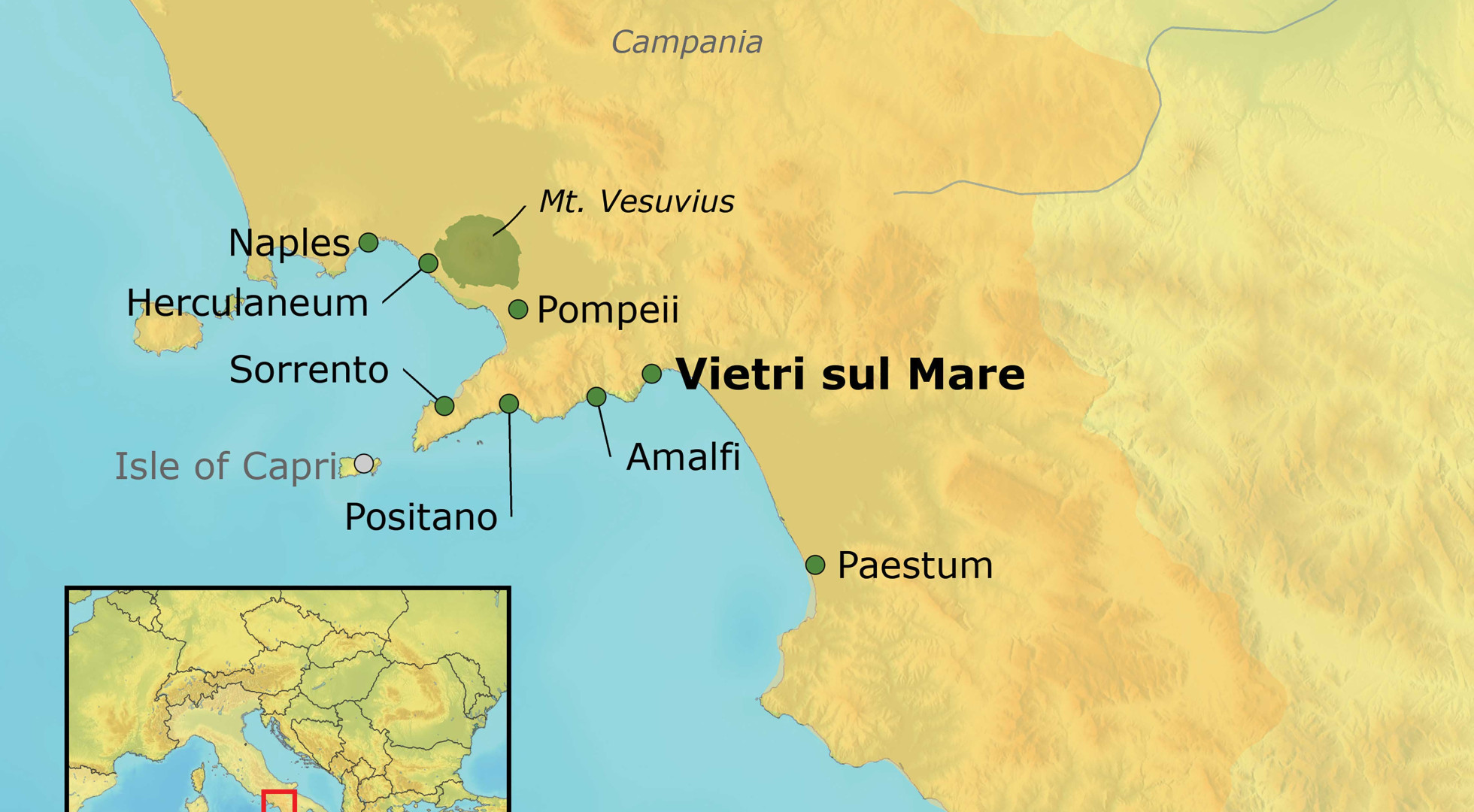 Amalfi map