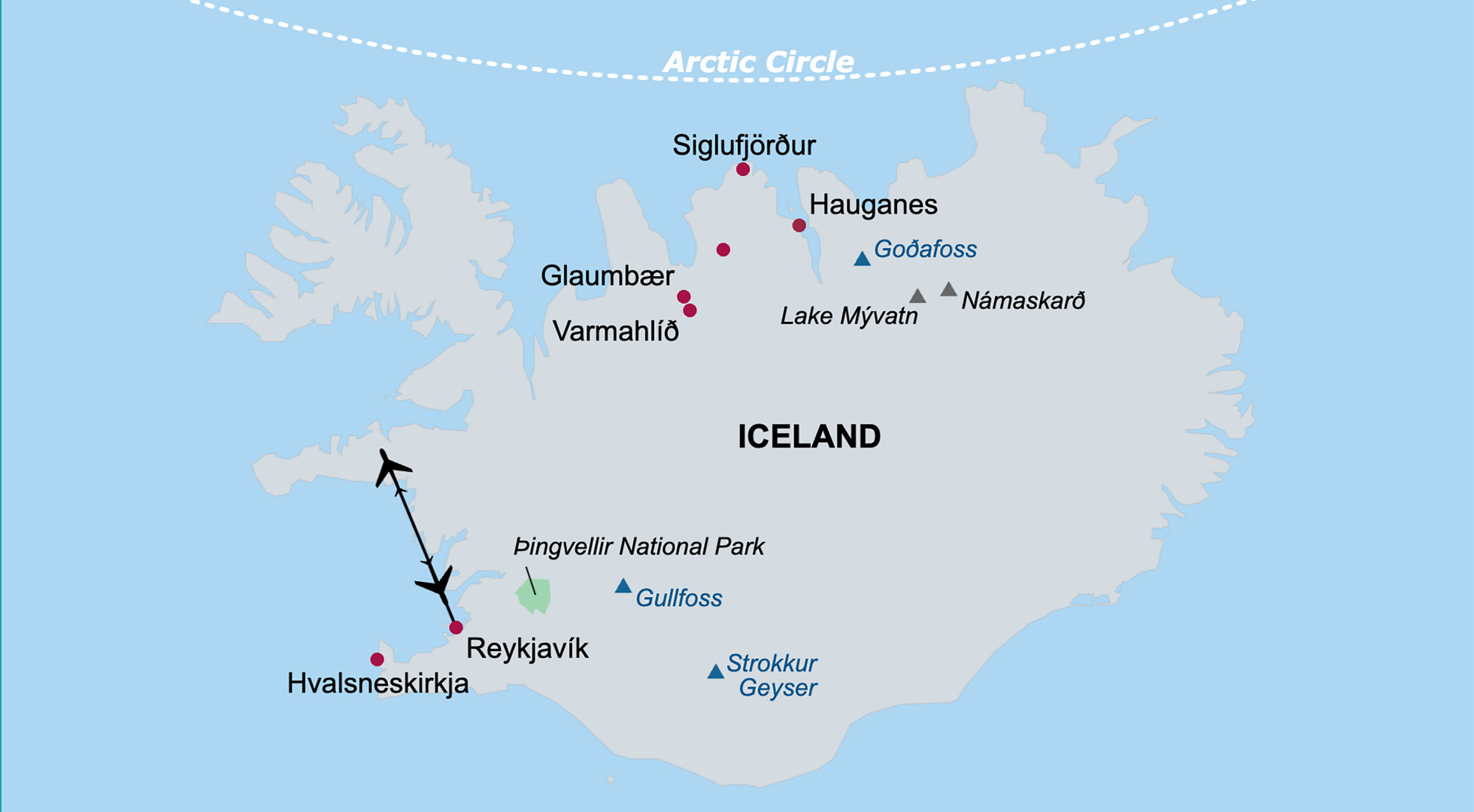Iceland map