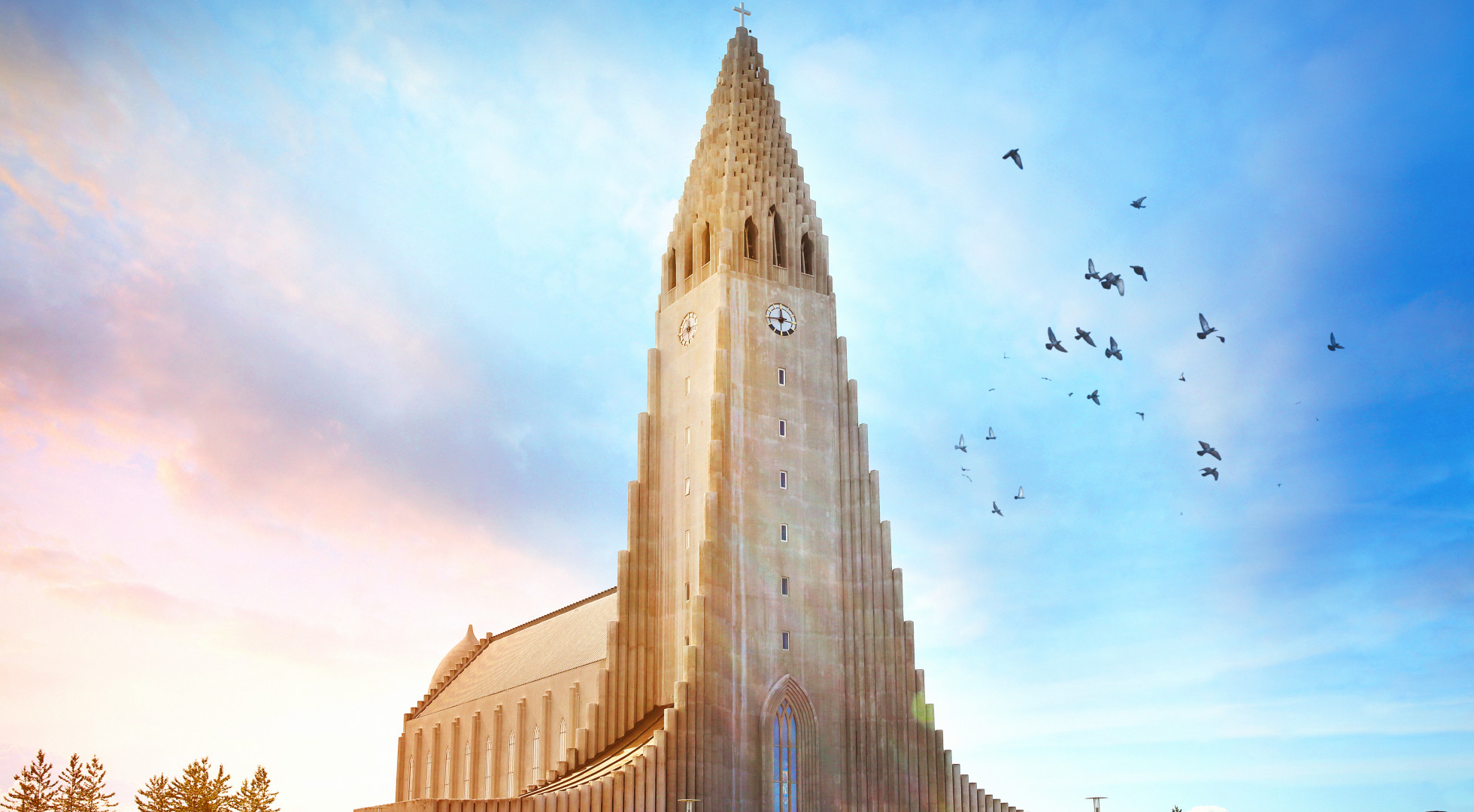 Hallgrímskirkja church in Reykjavík