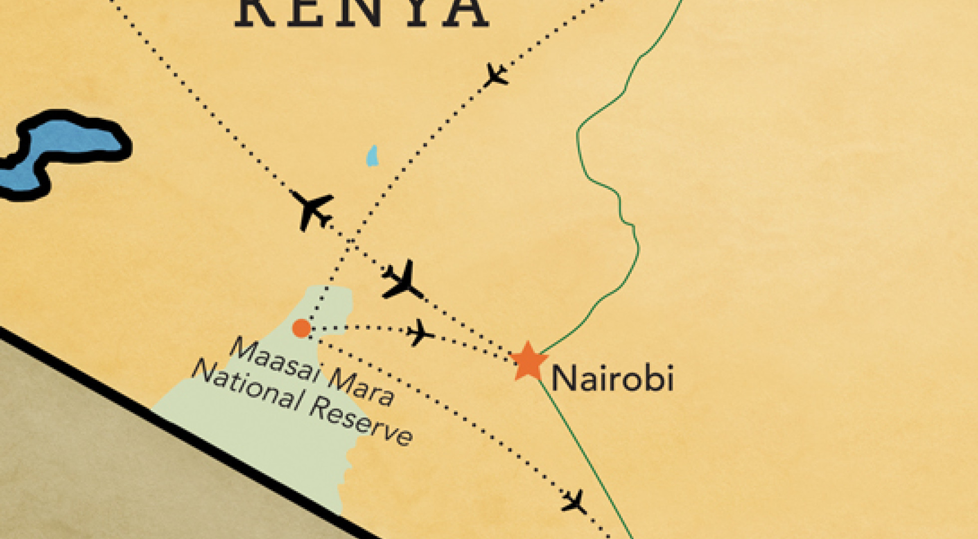 Kenya map