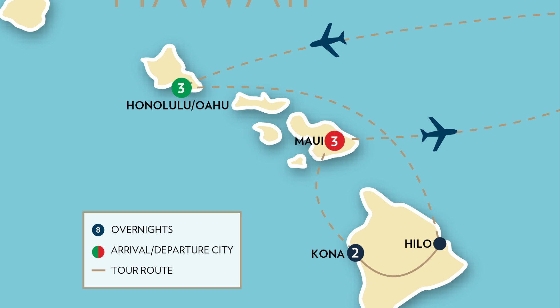 map hawaii