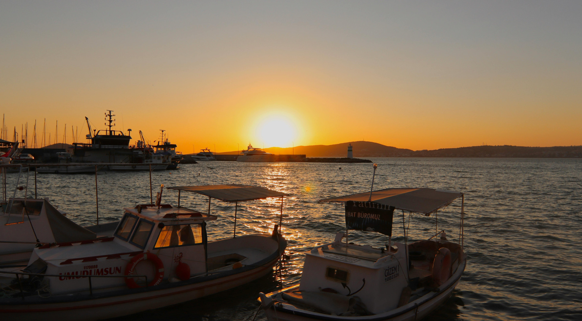 ayvalik sunset