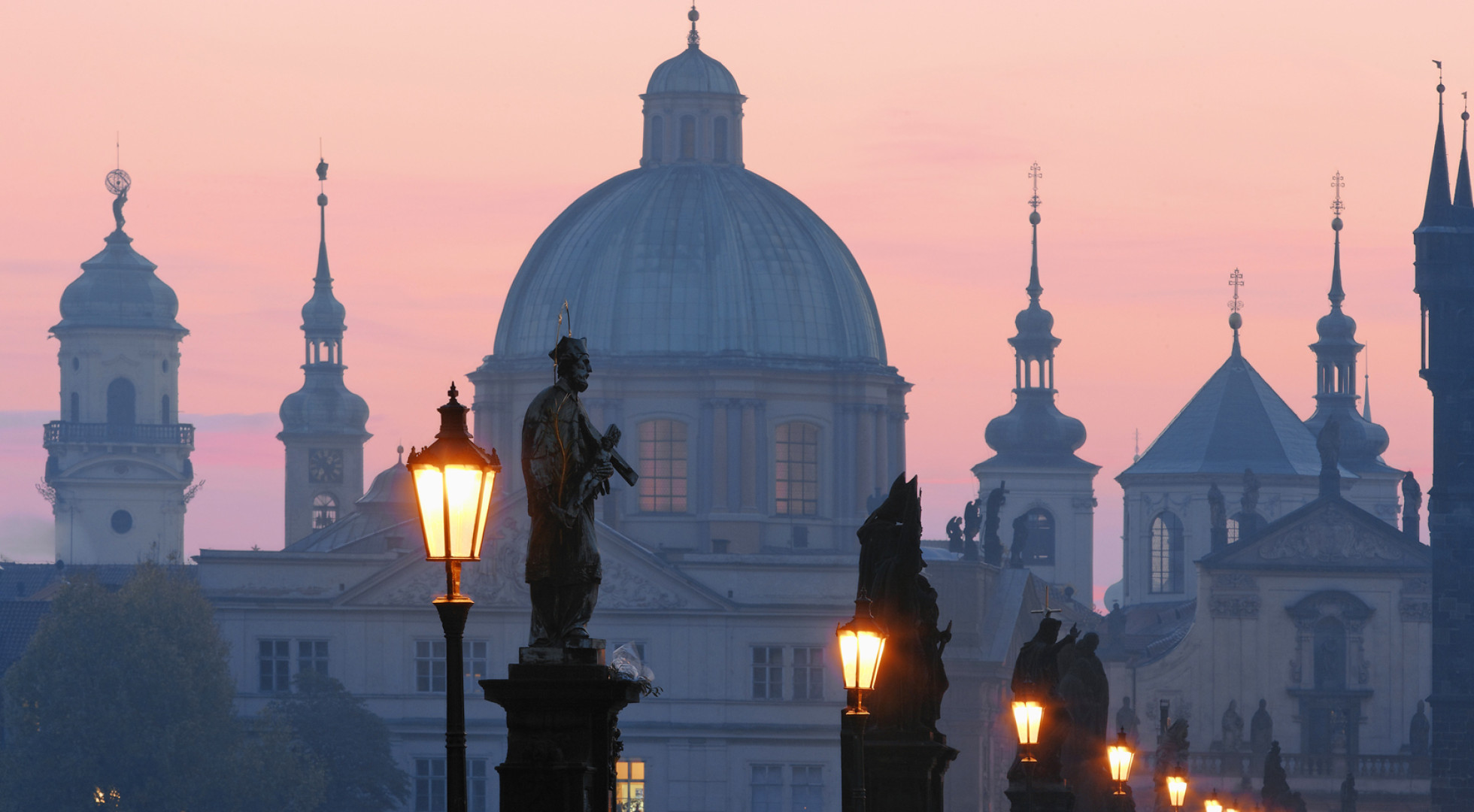 sunset central europe