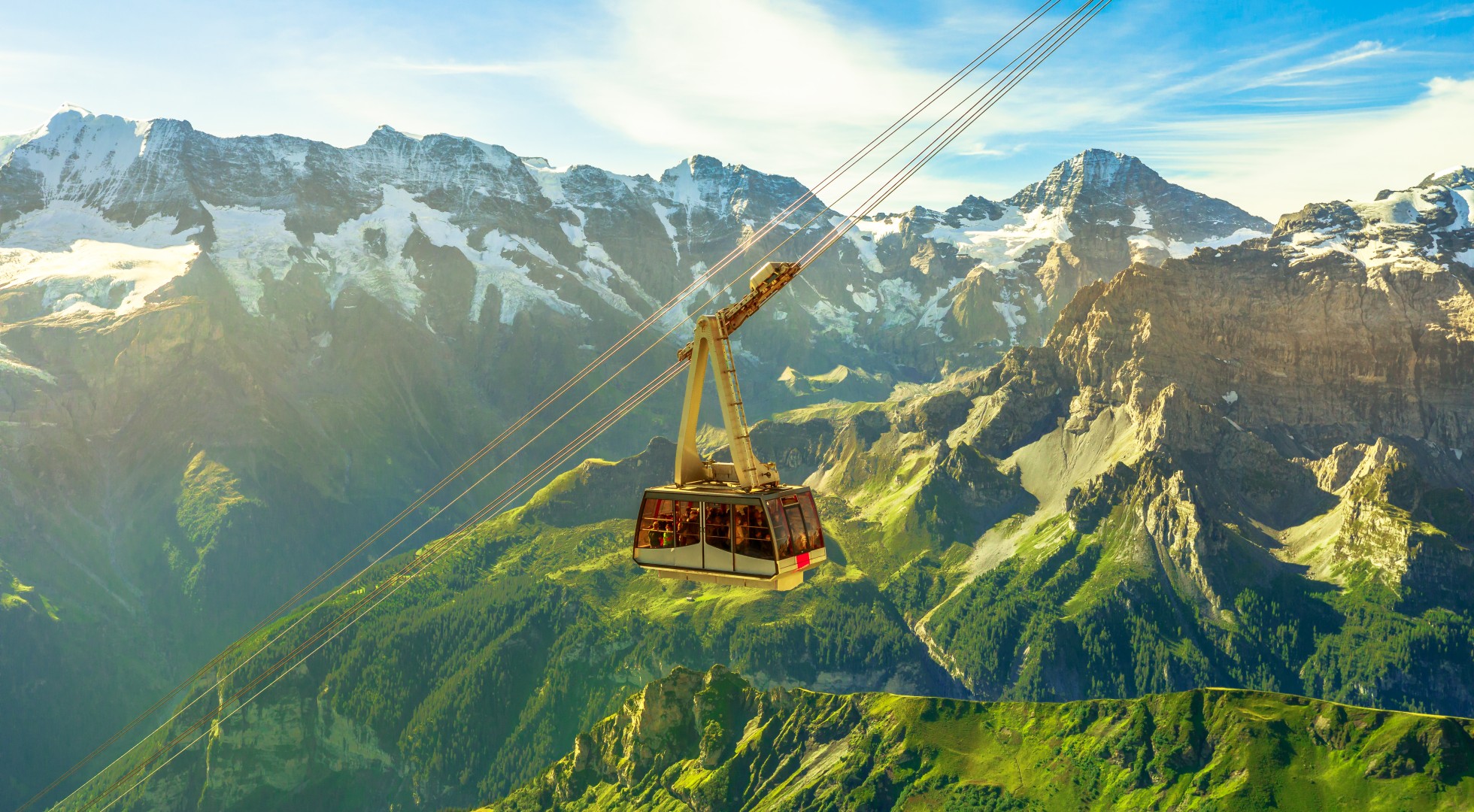 Cable car Murren Birg Schilthorn