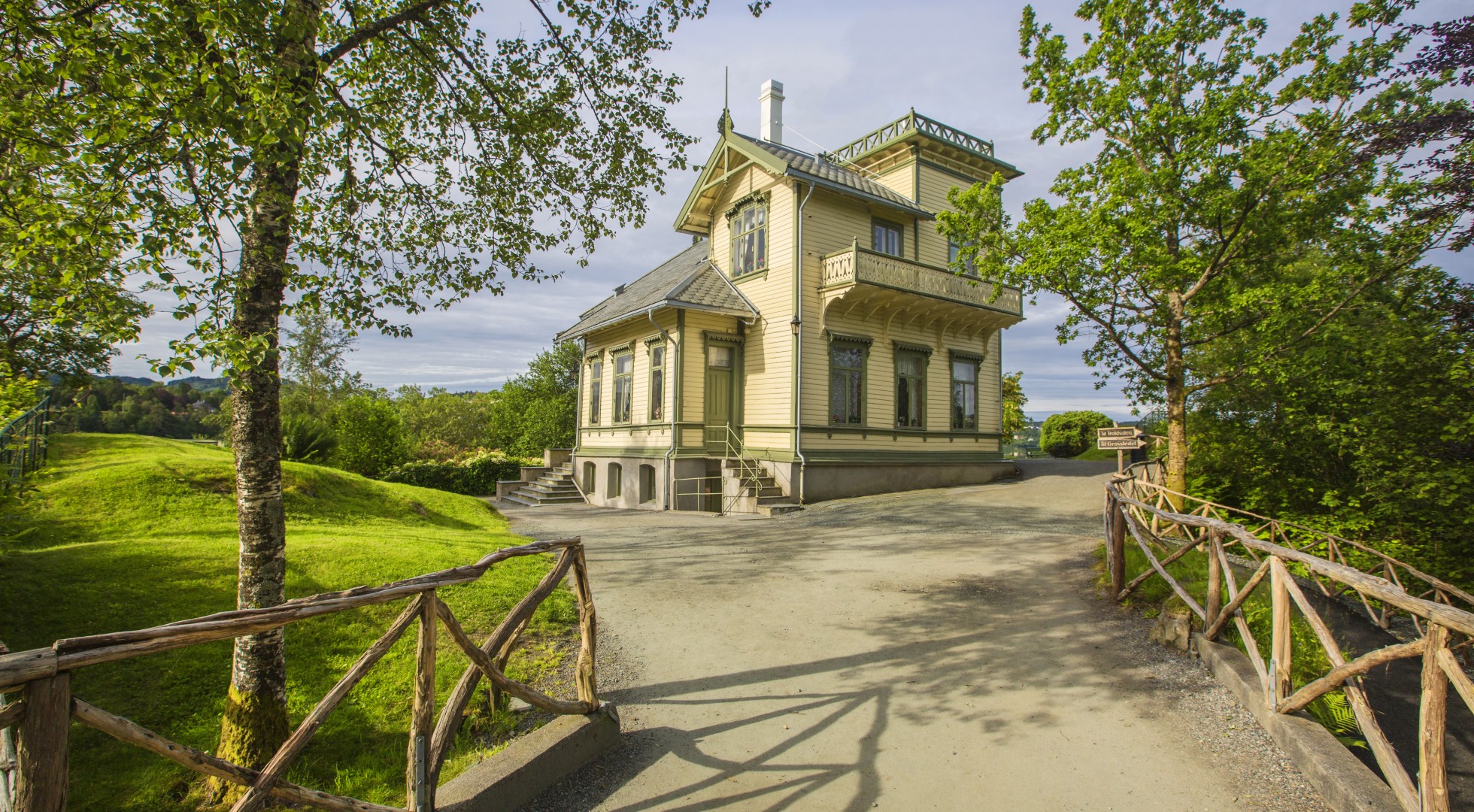 Troldhaugen, home of the famous composer Edvard Grieg in Bergen,