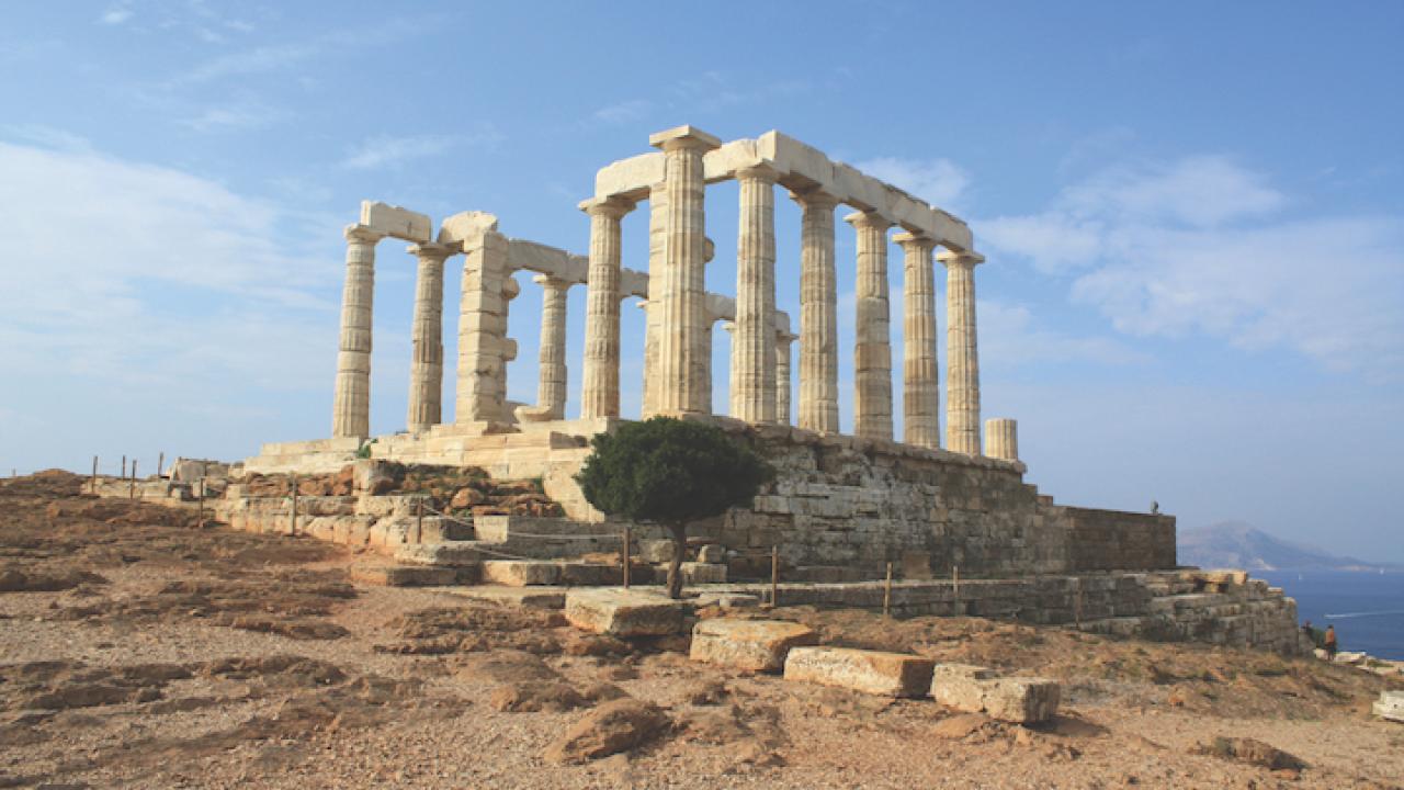 Temple of Poseidon in Greece