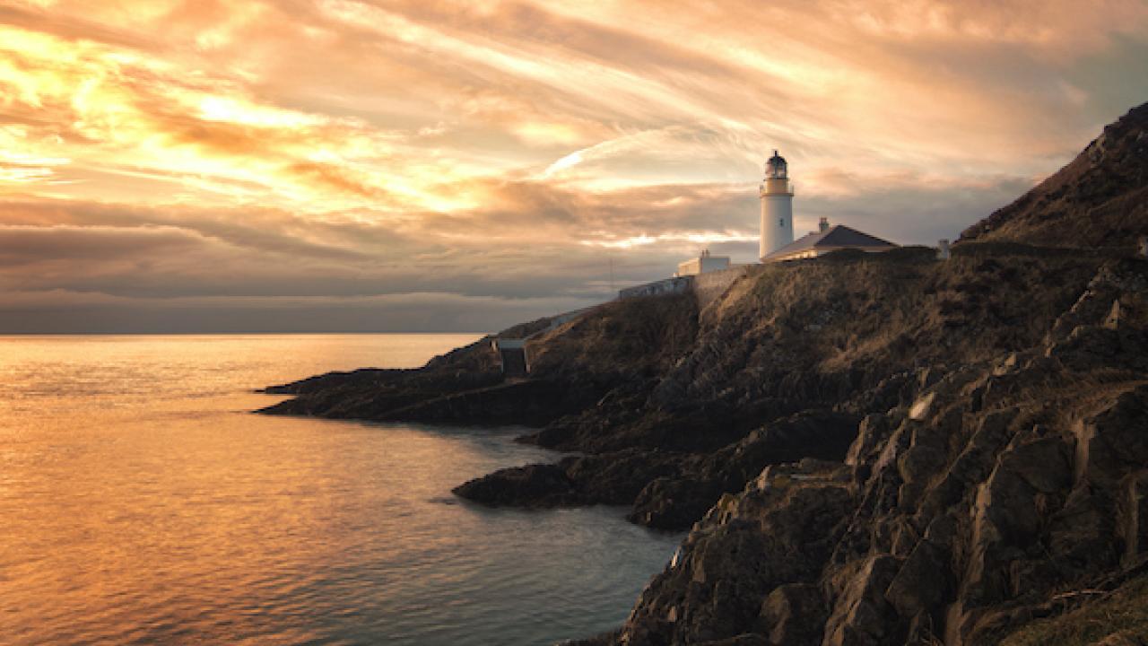 Sunrise at Douglas Lighthouse, Isle of Man