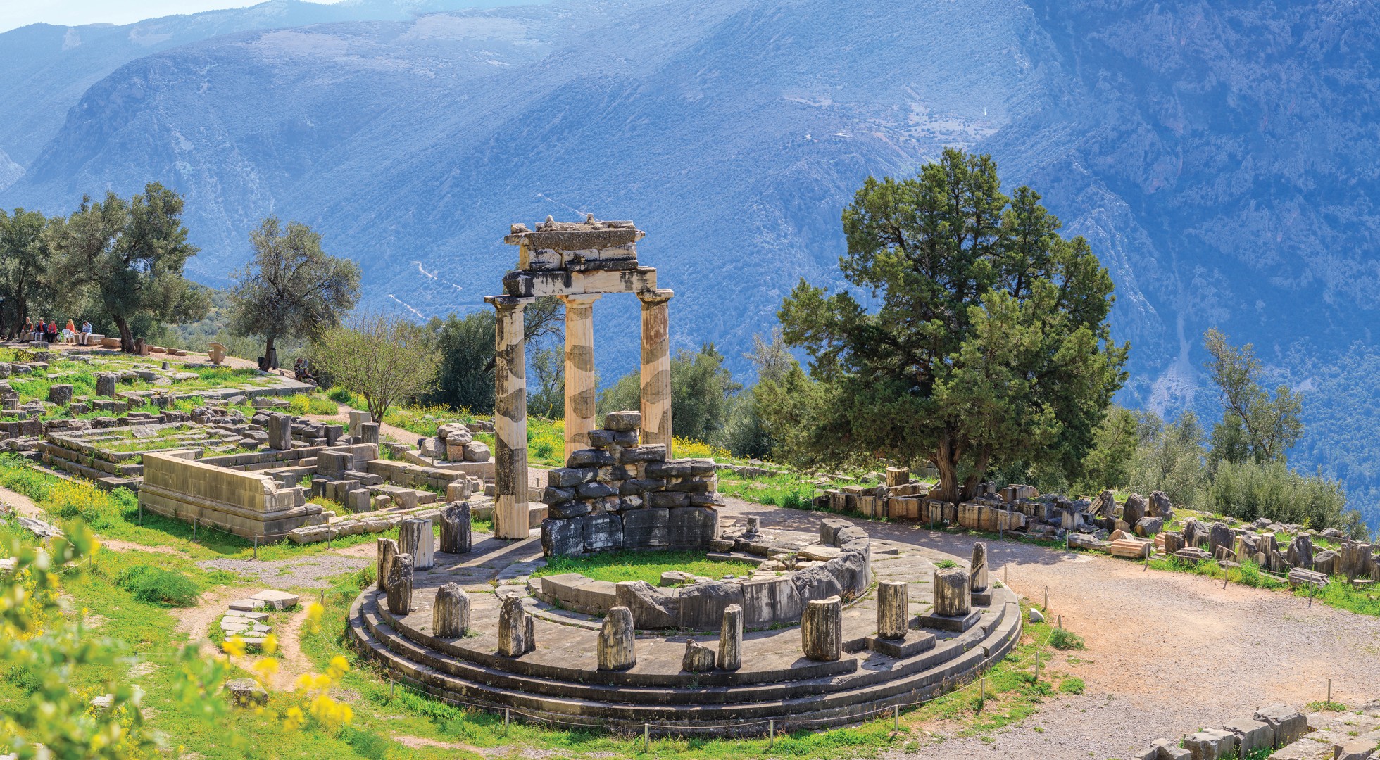 Delphi,Archaeological,Site,,Ancient,Greece