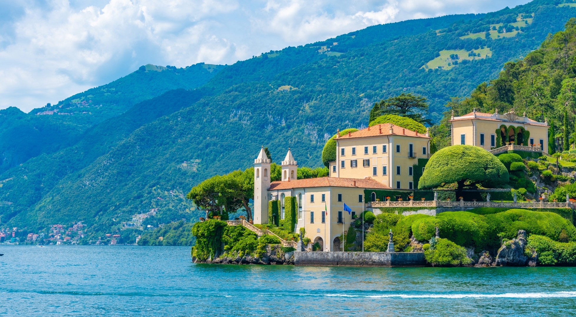 Villa,Del,Balbianello,At,Lake,Como,In,Italy