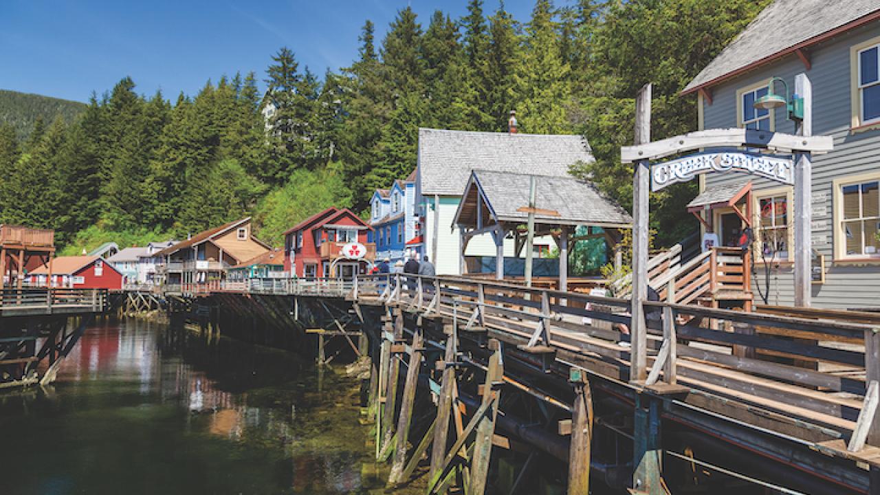 The Creek Street, Ketchikan Alaska