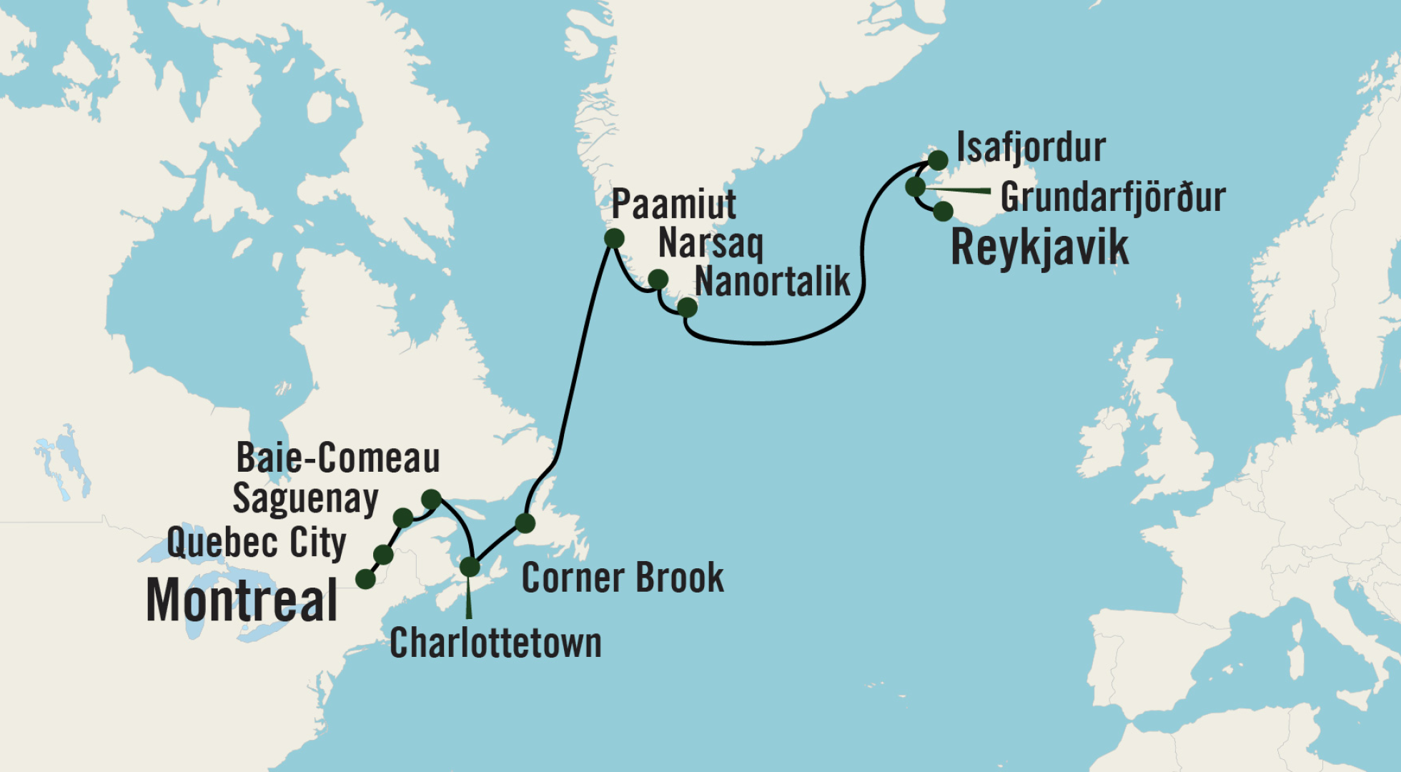 Map for Far North Explorer