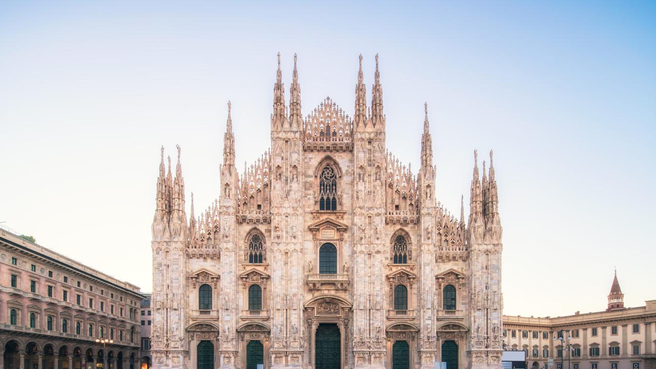 Milan Cathedral, Duomo di Milano at dawn