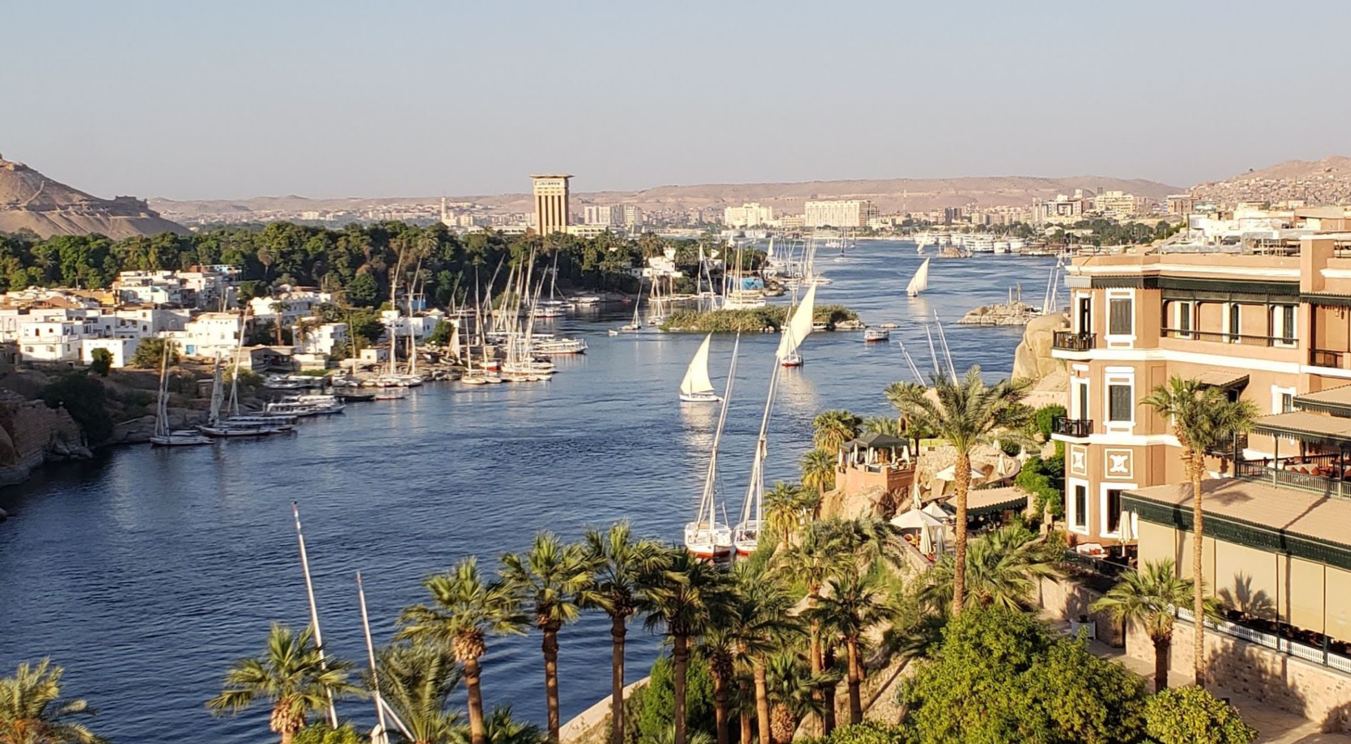 Nile from Old Cataract Hotel
