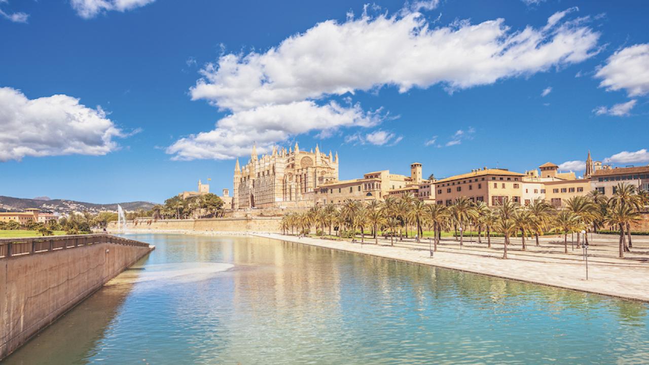 Palma de Mallorca - Cityciew and cathedral