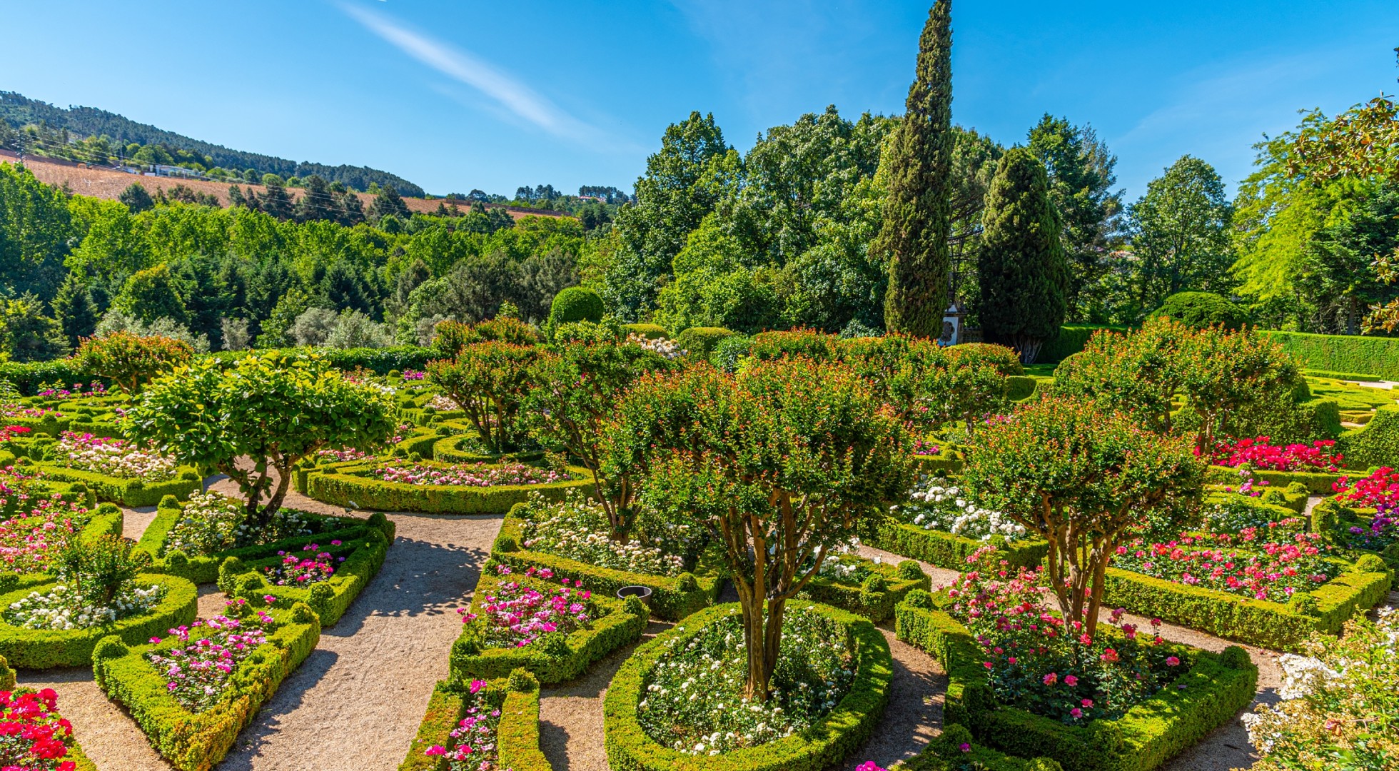 Gardens,And,Casa,De,Mateus,Estate,In,Portugal