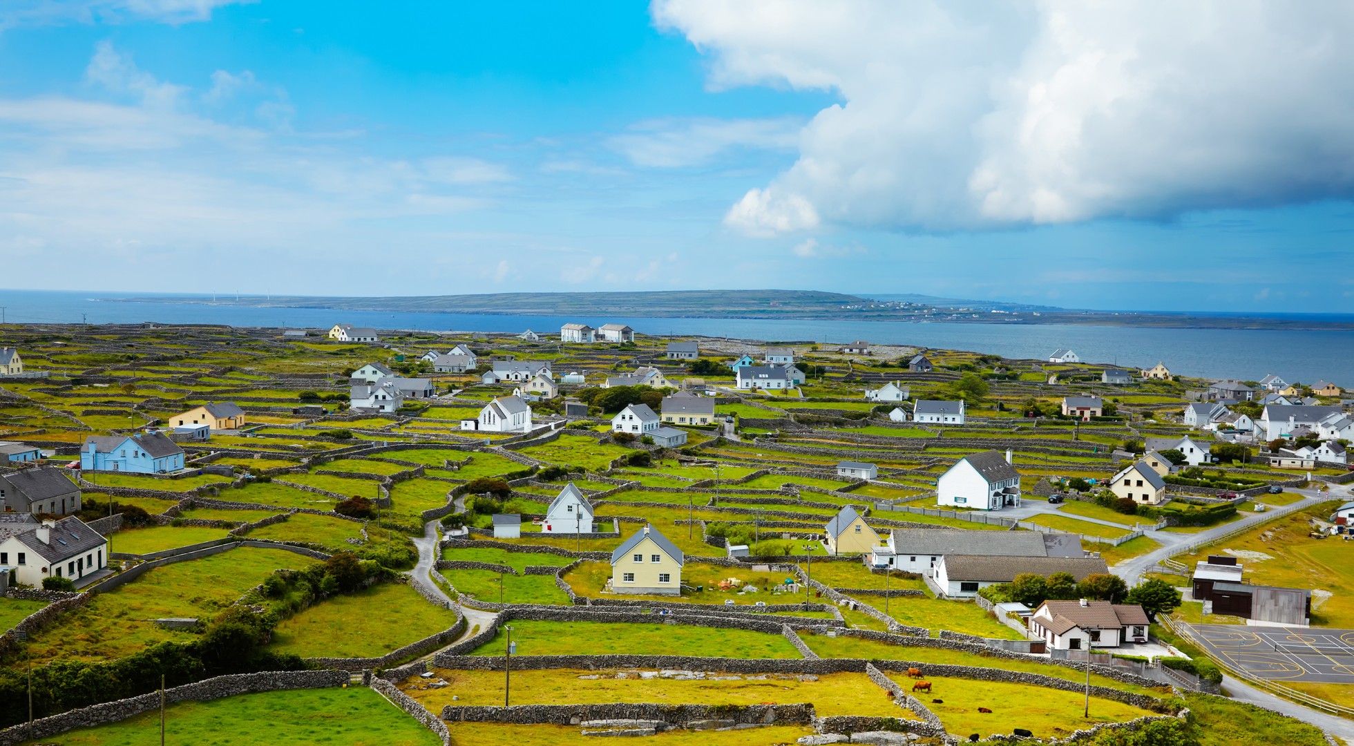 Panoramic,Landscape,Of,Inisheer,Island,,Part,Of,Aran,Islands,,Ireland.