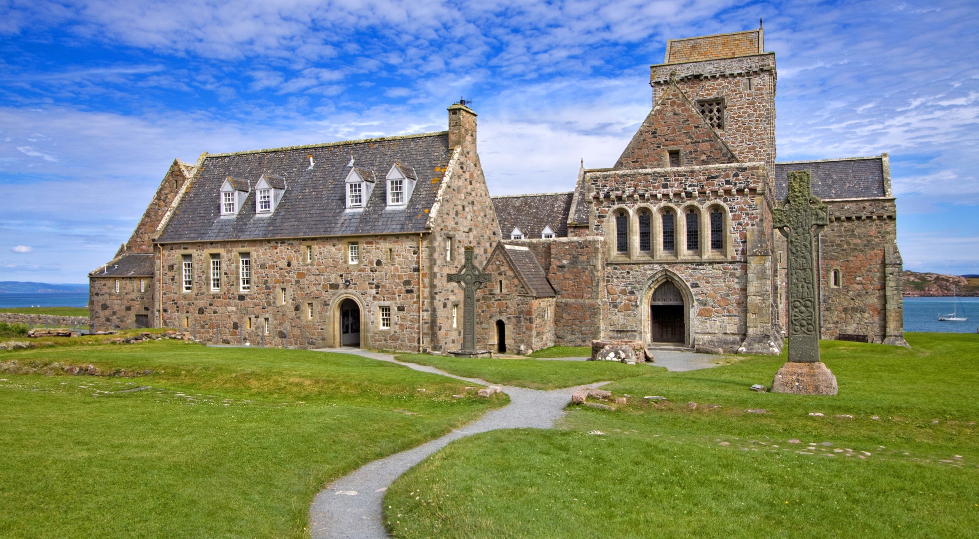 Iona,Abbey,On,The,Isle,Of,Iona,In,The,Inner