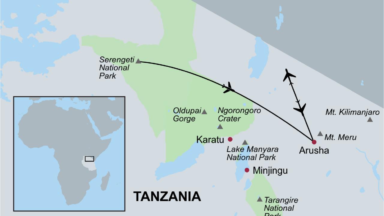 Tanzania 2025 Map