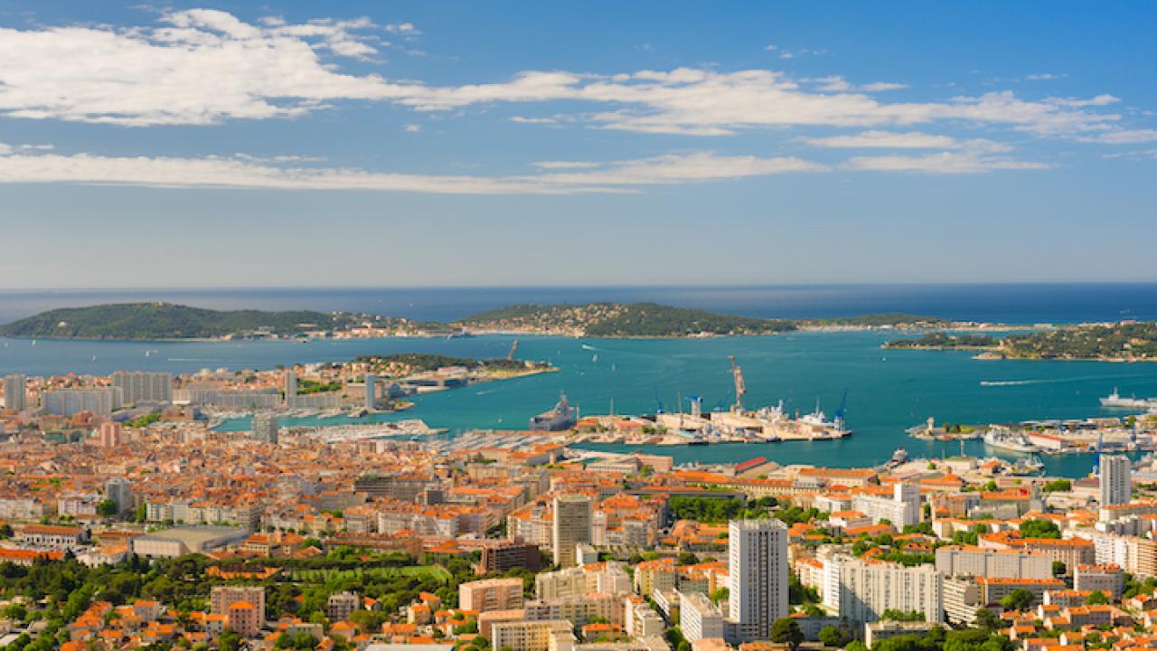 Toulon in a summer morning