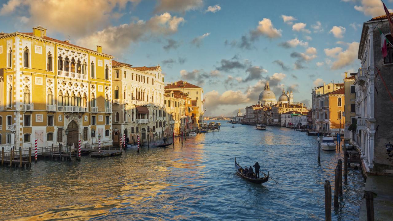 View of Venice's Grand Canal